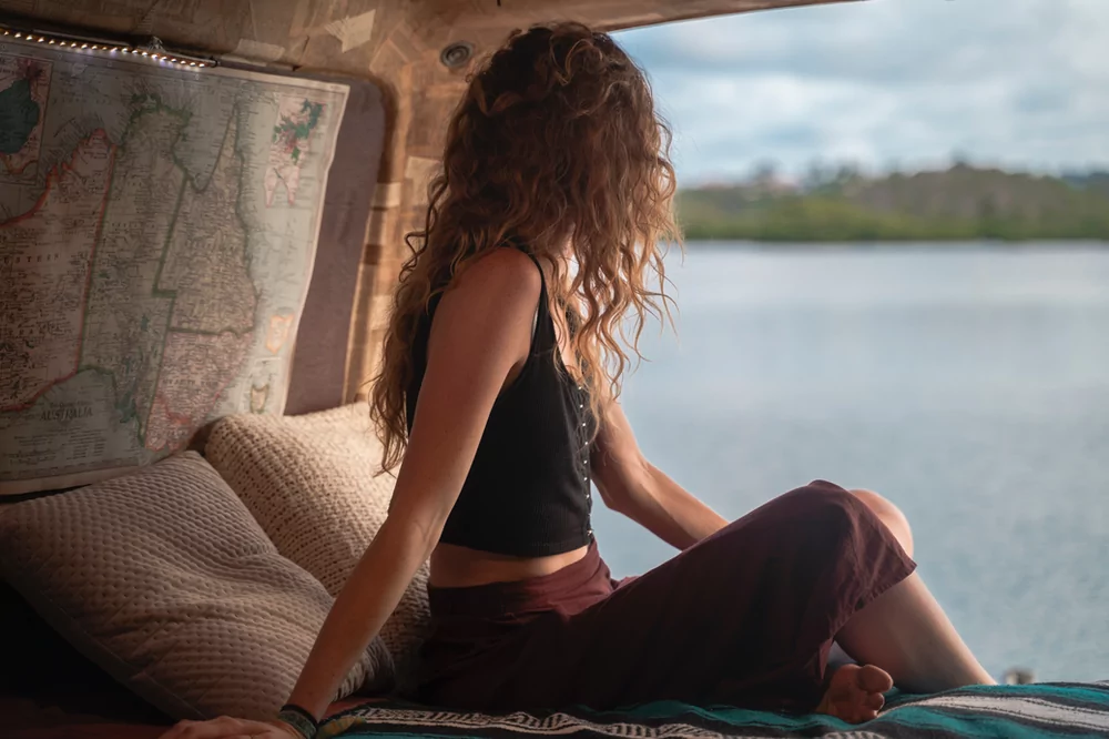 Nature, like the forest or mountains, can be an incredible power place and a source of self-healing. You get breathing therapy, aroma therapy, color therapy, and light therapy all at once. 